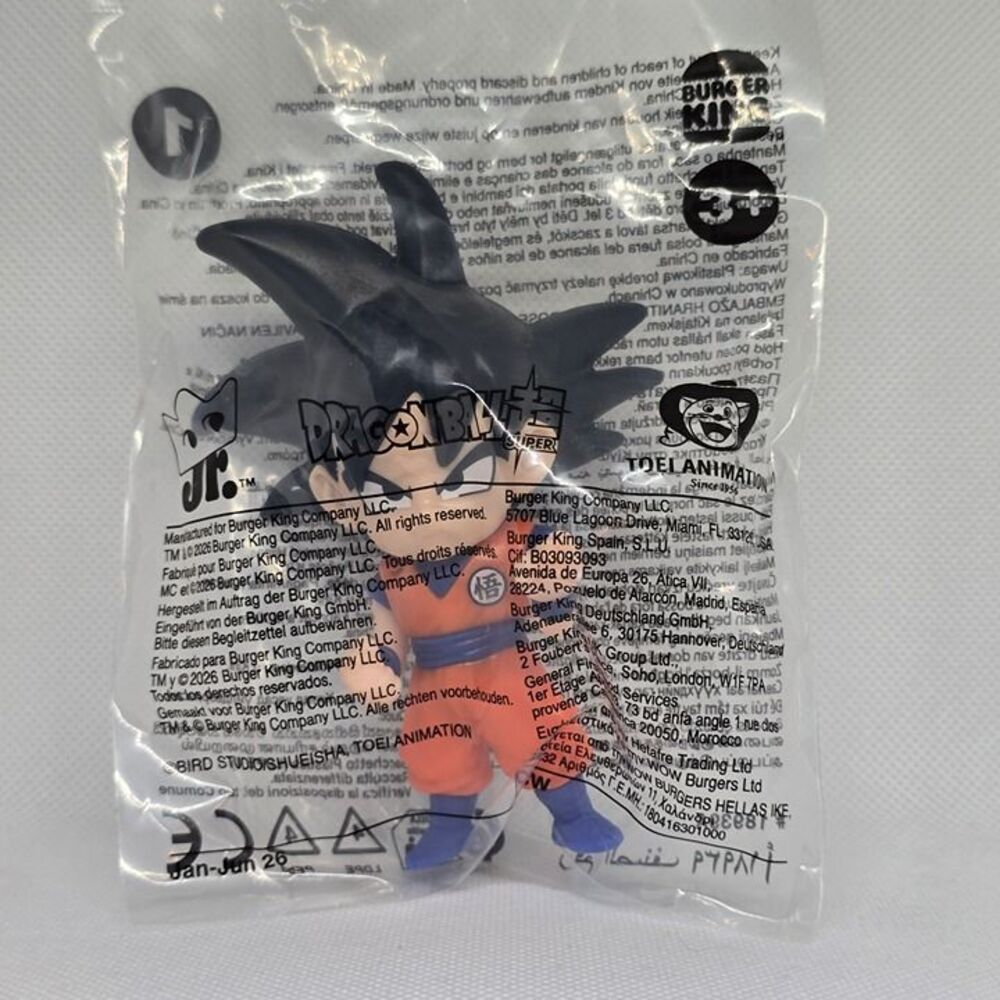 Burger King Dragon Ball Z Goku Action Figure
